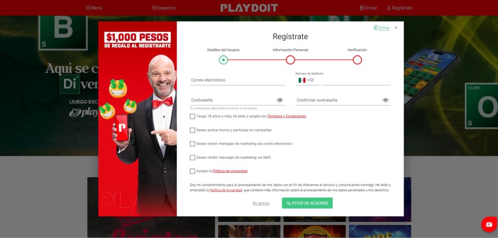 Playdoit Casino México